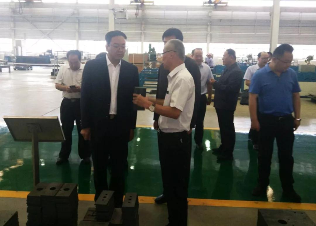甘肅省政府副省長張世珍一行參觀考察“拉斯維加斯游戲3499·伊士頓”電梯廠